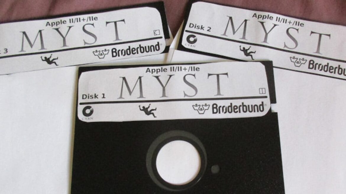 Apple II adventure Myst Apple II adventure Myst
