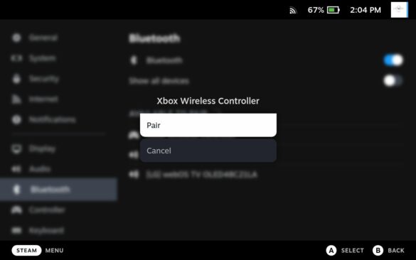 How to Connect Bluetooth Controller to Steam Deck 02